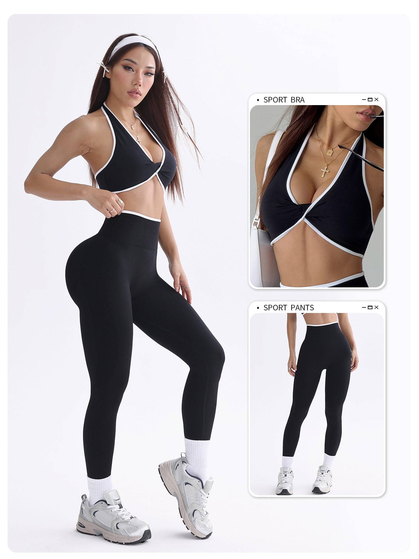 High Waist Yoga Set Seamless Bra & Leggings Outfit