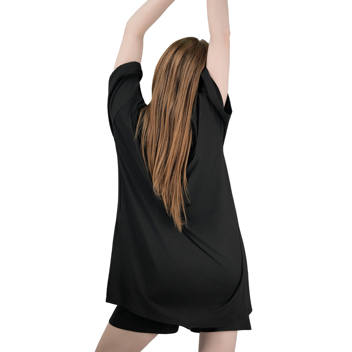 Summer suits 2025 casual loose suits airport travel suits slit hem oversized clothing